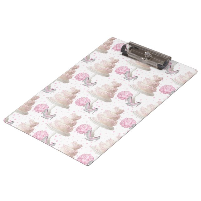 Pranchetas Área de Transferência de Bolo de Casamento (Inclinado)