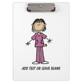 Pranchetas Área de Transferência de Enfermeira Asiática