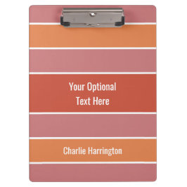 Pranchetas Área de transferência de nome personalizado do pad