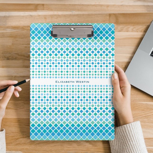 Pranchetas Área de Transferência de Padrão de Diamante Verde  (Criador carregado)