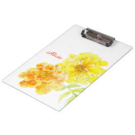 Pranchetas Área de transferência de pintura de marigolídeos a