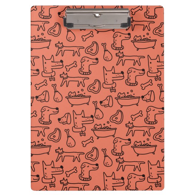 Pranchetas Área de Transferência de Portas Cães (Frente)