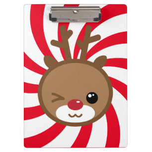 Pranchetas Área de Transferência de Reindeer Kawaii