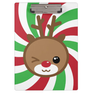 Pranchetas Área de Transferência de Reindeer Kawaii