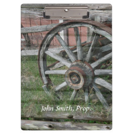 Pranchetas Área de Transferência de Roda Rustic Wagon Style O