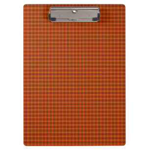 Pranchetas Área de Transferência de Tartan Laranja