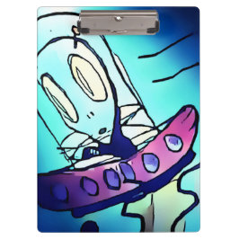 Pranchetas Área de transferência de Trabalho de arte alieníge