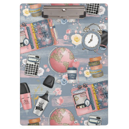 Pranchetas Área de Transferência de Volta à Escola para Menin