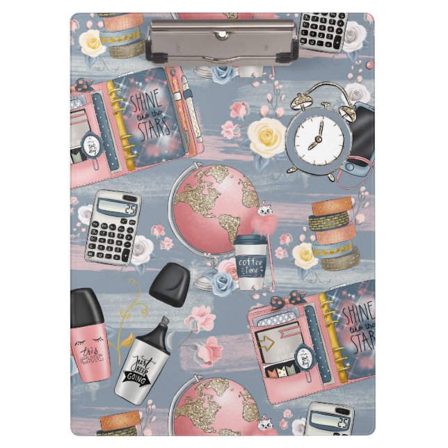 Pranchetas Área de Transferência de Volta à Escola para Menin (Frente)