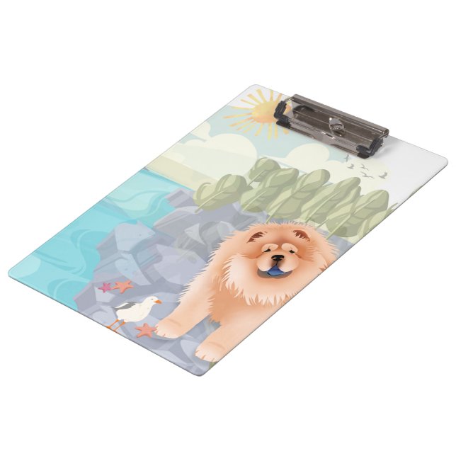 Pranchetas Área de Transferência do acrílico BEACH CHOW (Inclinado)