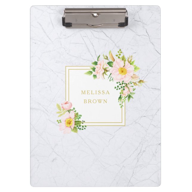 Pranchetas Área de Transferência do Pastel de Trendy Chic Mar (Frente)