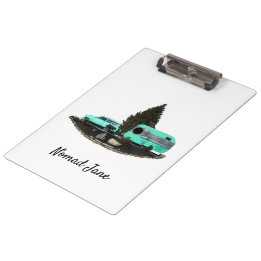 Pranchetas Área de Transferência do Retro Camping Car