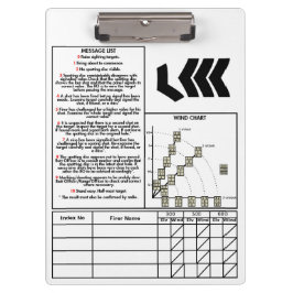 Pranchetas Área de Transferência do Rifle de Destino (com sco