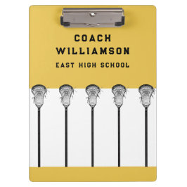 Pranchetas Área de Transferência do Treinador Lacrosse