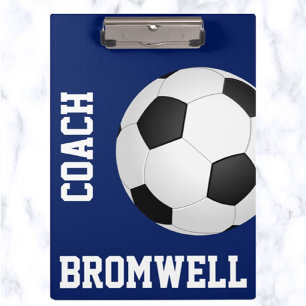 Pranchetas Área de Transferência Editável de Futebol