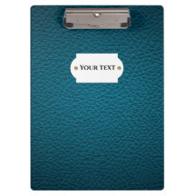 Área de transferência em couro azul