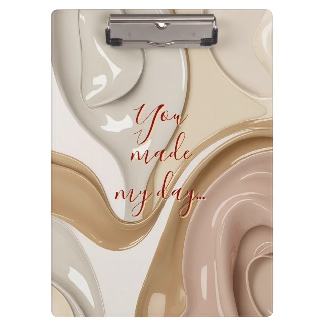 Pranchetas Área de transferência em na moda gráfico (Frente)