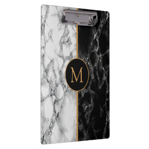 Pranchetas Área de Transferência Faux Marble com Letra Person