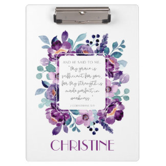 Pranchetas Área de Transferência Floral de Minha Grace Purple
