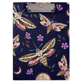 Pranchetas Área de Transferência Floral Elegante Big Moth & P