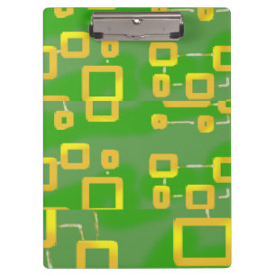 Pranchetas Área de Transferência Geométrica Abstrato Verde