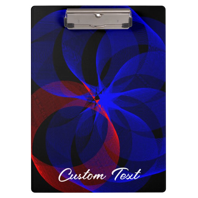 Pranchetas Área de Transferência Geométrica do Ênfase Azul Gi (Frente)