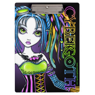 Pranchetas Área de Transferência Látea do Lápis Cybergoth