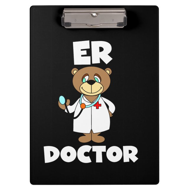 Pranchetas Área de Transferência Médica do Urso de Teddy (Frente)