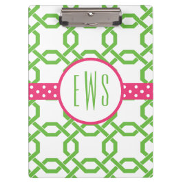 Pranchetas Área de Transferência Monograma de Latice e Grosgr