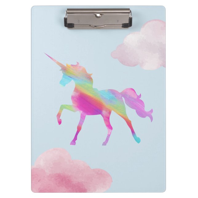 Pranchetas Área de Transferência - O Rainbow Unicorn (Frente)