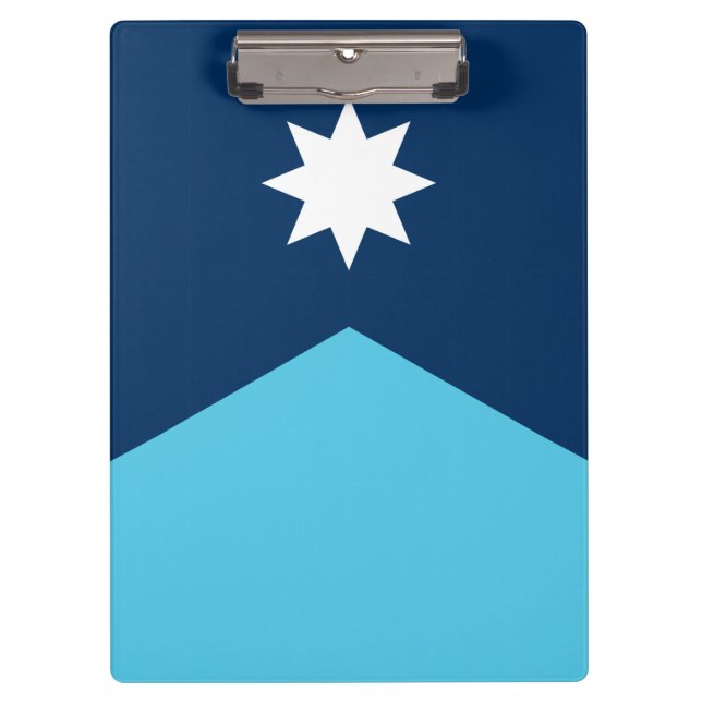 Pranchetas Área de Transferência Patriótica com bandeira de M (Frente)