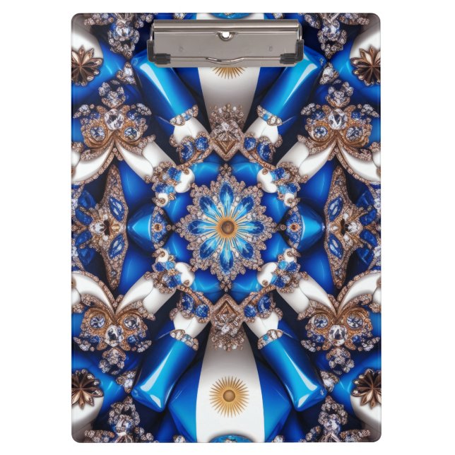 Pranchetas Área de Transferência Patriótica com Cores Argenti (Frente)