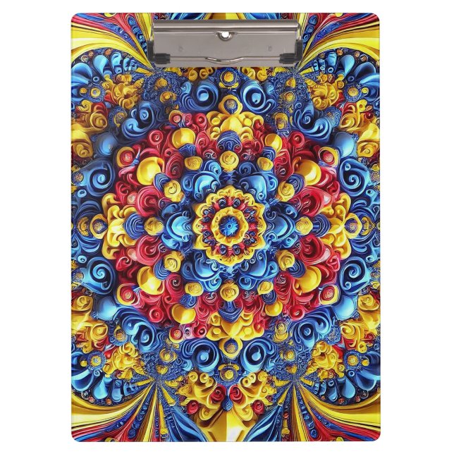 Pranchetas Área de Transferência Patriótica com Cores Romenas (Frente)