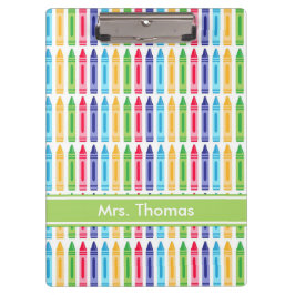 Pranchetas Área de Transferência Personalizada Crayon Multico