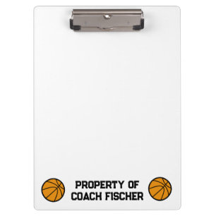 Pranchetas Área de Transferência Personalizada de Basquete