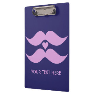 Pranchetas Área de transferência personalizada de Mustaches R