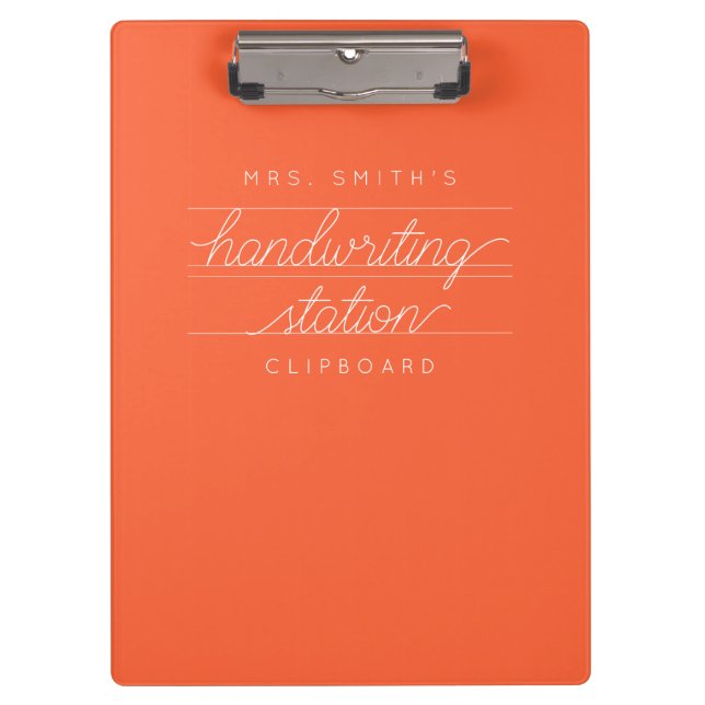 Pranchetas Área de Transferência Personalizada de Professores (Frente)