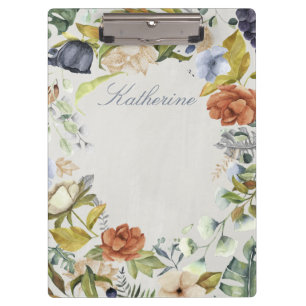 Pranchetas Área de Transferência Personalizada Rich Floral Bo