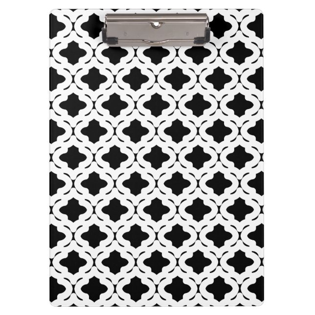 Pranchetas Área de Transferência Preta e Branca (Frente)