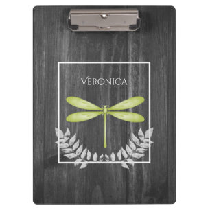 Pranchetas Área de Transferência Russa do Dragonfly Verde