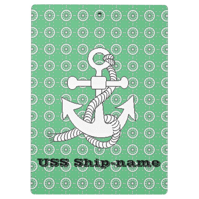 Pranchetas Área de Transferência - Tema Náutico com Texto (Verso)