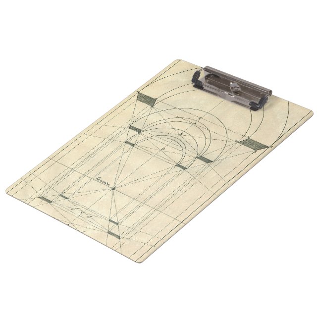 Pranchetas Arquitetura Vintage, Perspectiva do Arco Renascent (Inclinado)