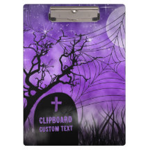 Arrepiante Aranha Web Goth Roxo Estrelado Lua Chei