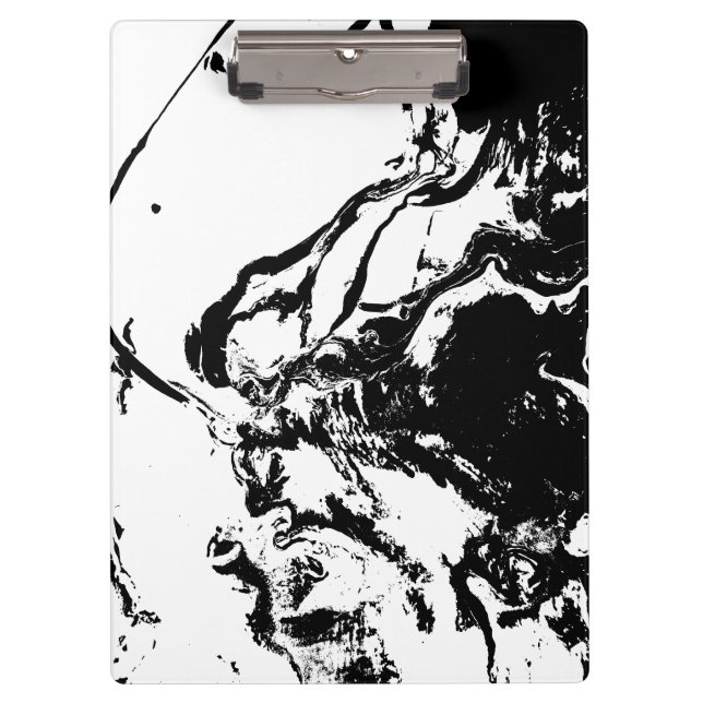 Pranchetas Arte acidental de Abstrato preto e branco (Frente)