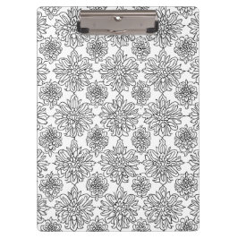 Pranchetas Arte de Linha Chrysanthemum