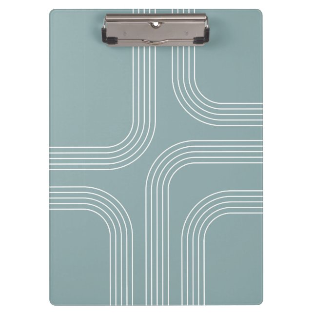 Pranchetas arte de linha do estilo do Meio século abstrato (Frente)