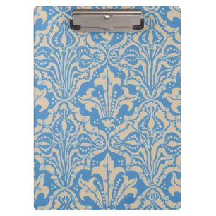 Pranchetas Arte de Semente e Flor Azul Vintage de Walter Cran
