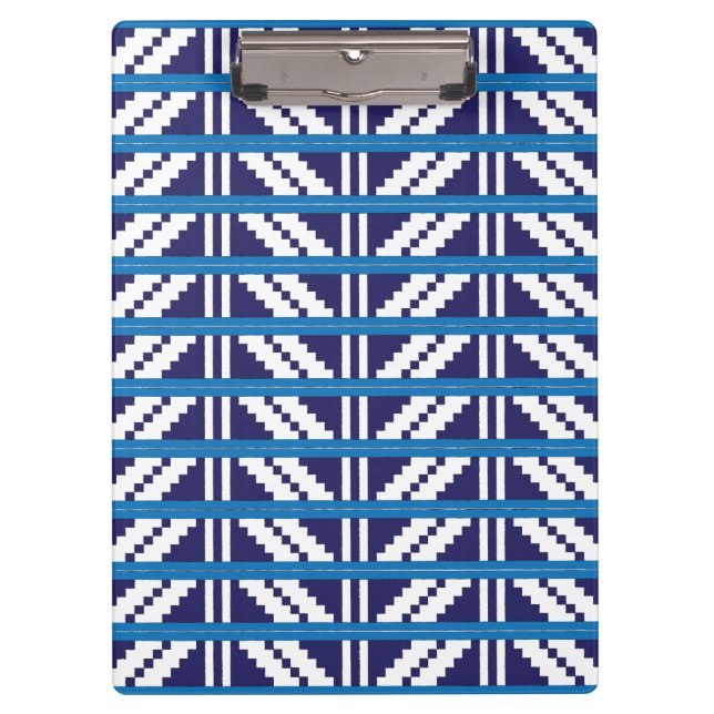 Pranchetas Arte étnica letã letã branca e azul (Frente)