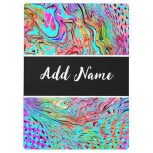 Pranchetas Arte Fluida Abstrato de Tranquilidade Personalizad