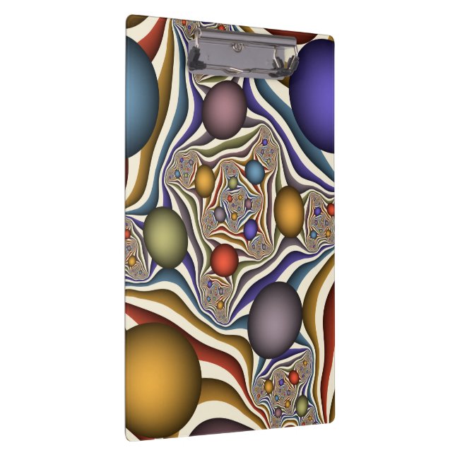 Pranchetas Arte Fractal, Colorida, Moderna, Abstrato (Direita)